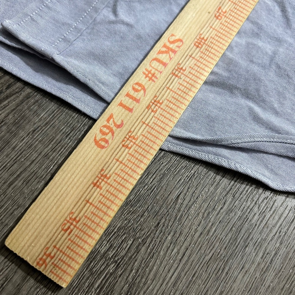 Brooks Brothers Button Down XXL Blue Madison Fit Non-Iron Stretch Long Sleeve - Picture 5 of 7
